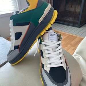 Axel Arigato Green Yellow Black Sneakers